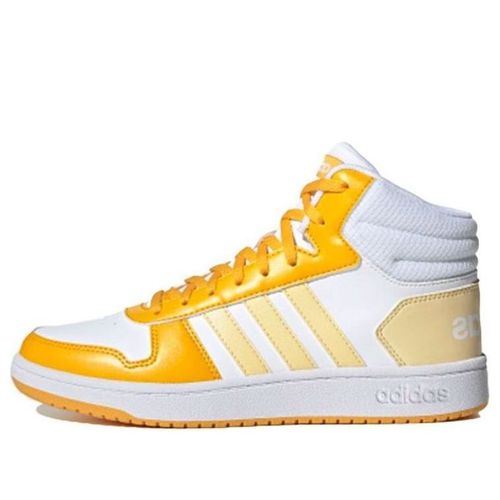 (WMNS) Hoops 2.0 Mid 'White Yellow'