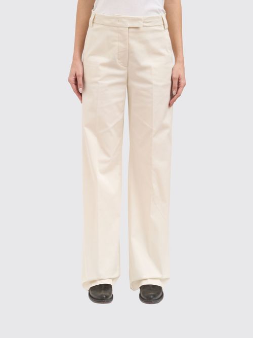 Pants Woman color Cream