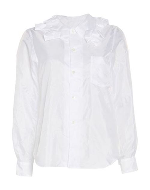 Comme Des Garçons Woman Shirt White Size S Polyester