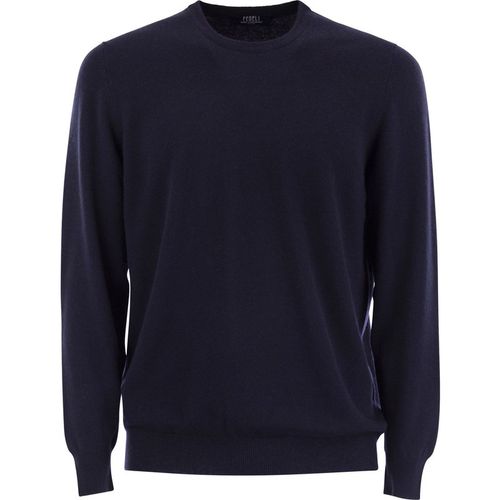 Fedeli Argentina Baby Cashmere Crew Neck Sweater
