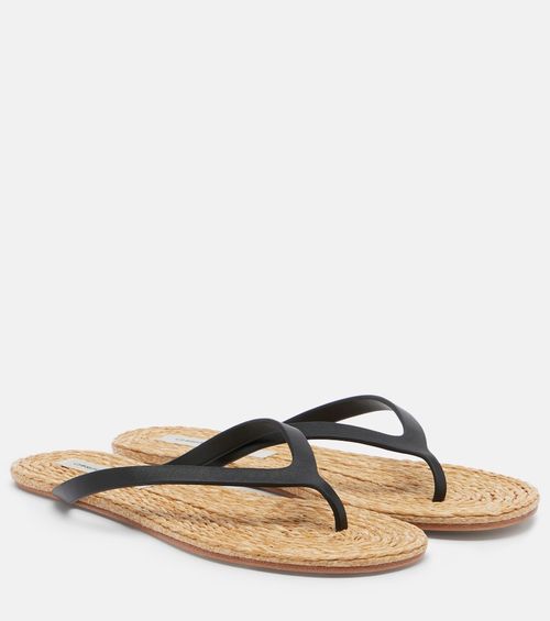 Palma leather thong sandals
