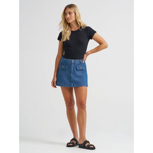 Women's Aline Mini Skirt in Prairie Drift