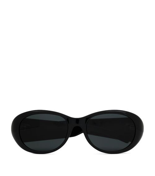 Pillowed Oval Sunglasses