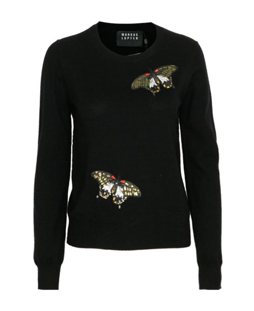 Logo knitted pullover