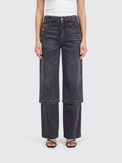 Jeans Woman color Black