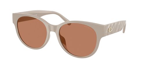 Coach HC8430D CAE87 Asian Fit 58843 Women's Sunglasses Brown Size 56