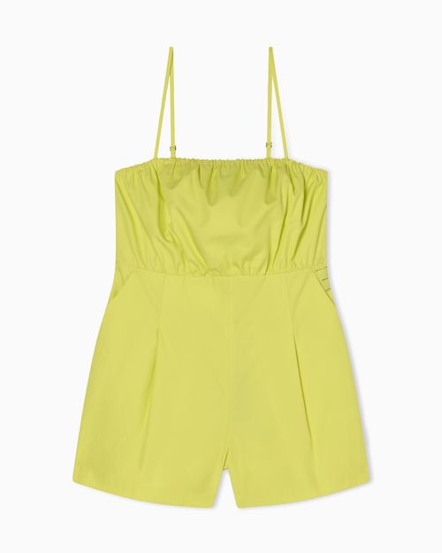 Utility Chic Cotton Twill Jumpsuit
