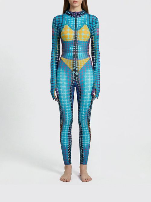 Jumpsuit Woman color Blue