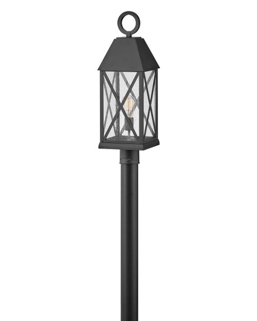 Museum Black LED Post Top or Pier Mount Lantern from the Briar Collection