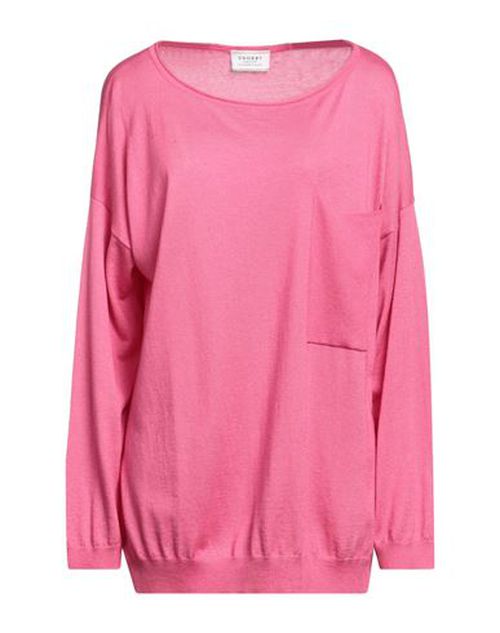 Snobby Sheep Woman Sweater Fuchsia Size 10 Silk, Cashmere