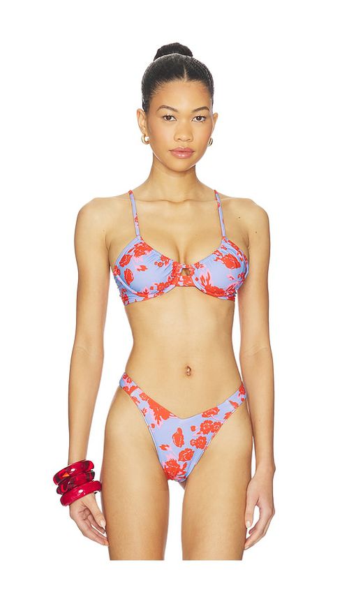 Maaji Jady Reversible Bikini Top in Lavender,Fuchsia. - M also in L