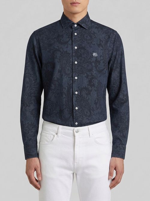 Shirt Men color Blue
