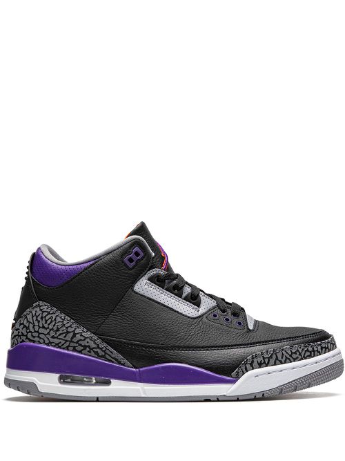 Air 3 Retro "Court Purple" sneakers - Black