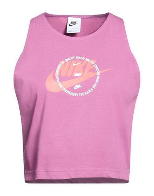 Woman Tank top Mauve Size XL Cotton, Polyester, Elastane