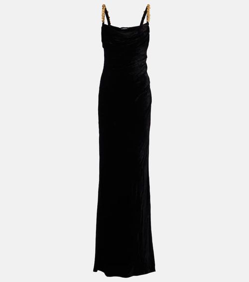 Jersey maxi dress