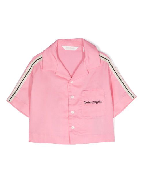 Track cropped shirt - Pink