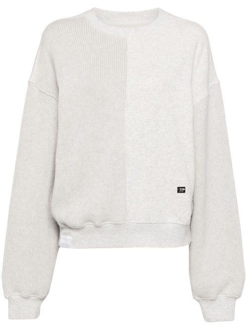 Patchwork sweatshirt - Grey