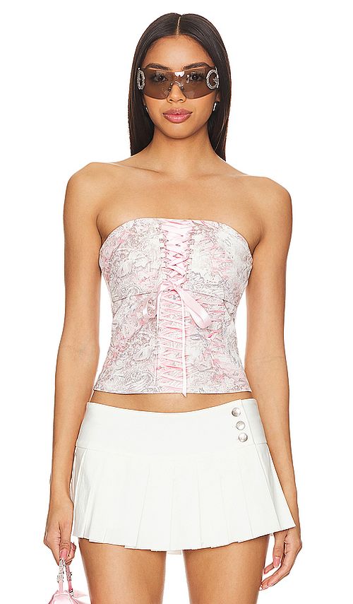 I.am.gia santi top en color white,rose L también en M, S, XL