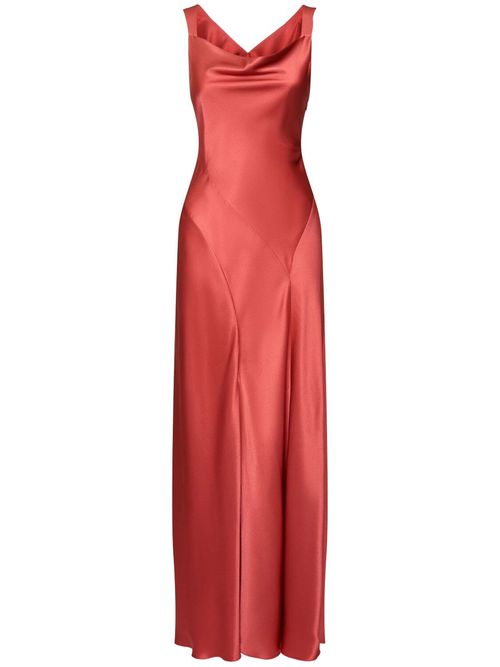 Red Silk Gown