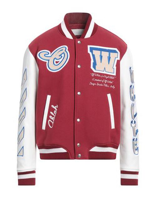 Off-white Man Jacket Brick red