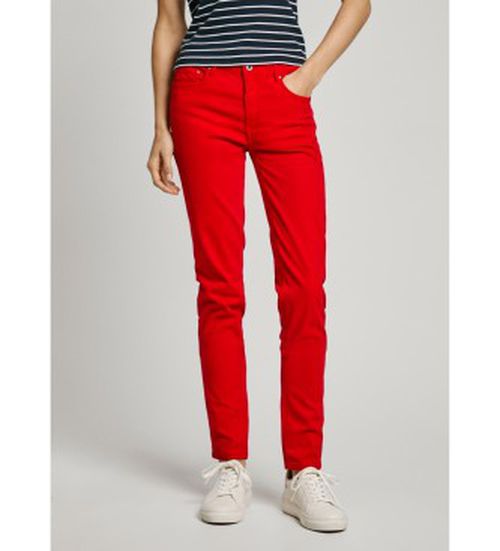 Pepe Jeans for woman. PL211800 Thelma trousers red (28/30), Casual, Cotton
