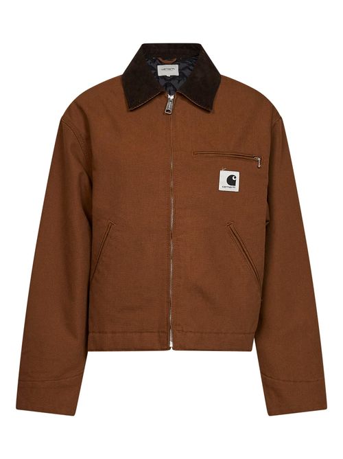 Organic Cotton Bomber Jacket — Brown