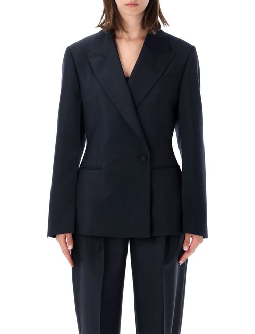 Hourglass Tailored Wool-Mohair Blazer