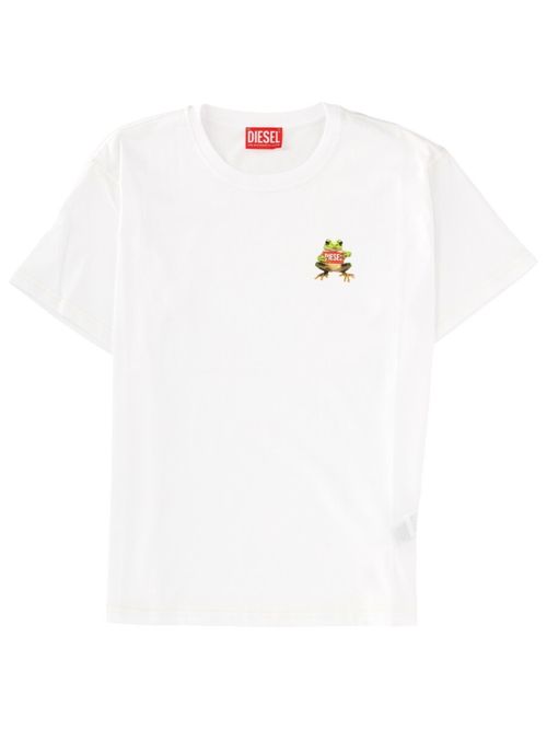 White Logo Crew Neck T-Shirt