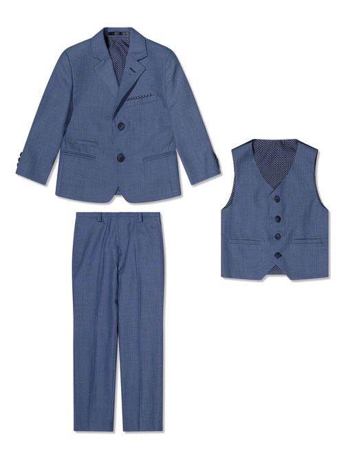 Single-breasted three-piece suit - Blue