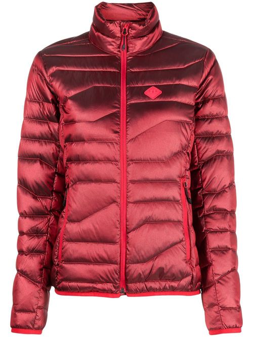 Cliff padded feather-down jacket - Red