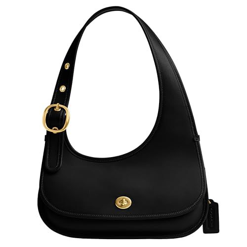 Coach Women's Cashin Carry Crescent Bag, Black, One Size