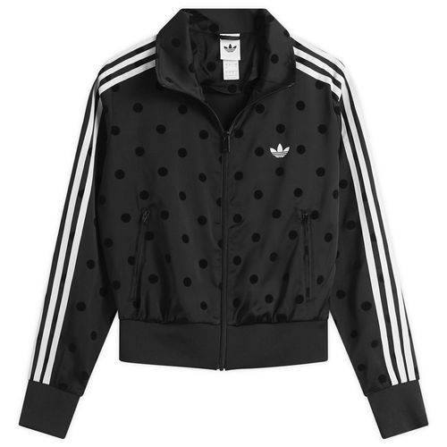 Women's Polka Dot Firebird Tracktop in Black