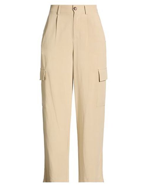 Woman Pants Beige Size 4 Viscose, Linen