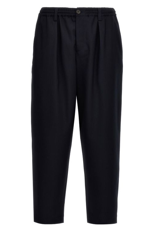 Tropical Wool Crop Pants