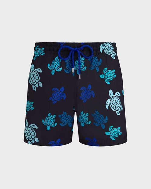 Men Ultra-light And Packable Swim Shorts Tortues Multicolores - Mdb - Mahina - Black
