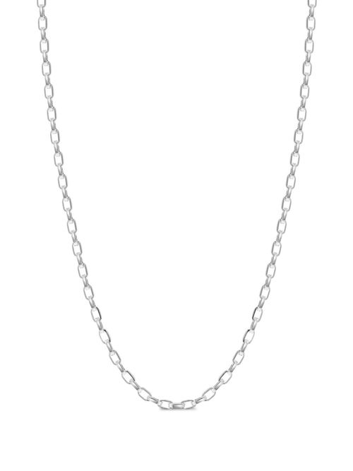 Nialaya Jewelry sterling silver cable-link necklace - Zilver