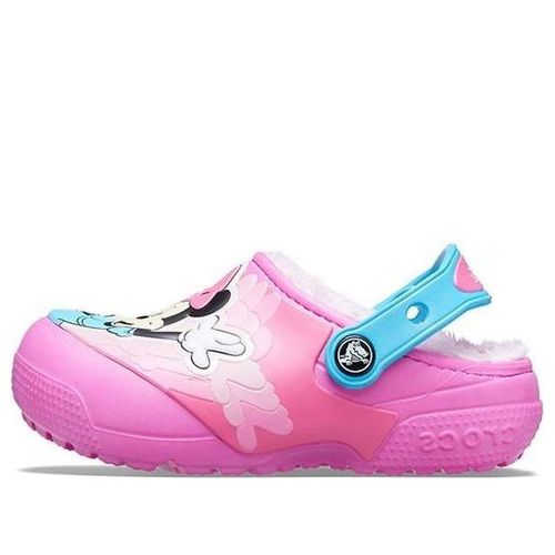 (GS) Fun Lab Disney Minnie Lined Clogs 'Pink Blue'