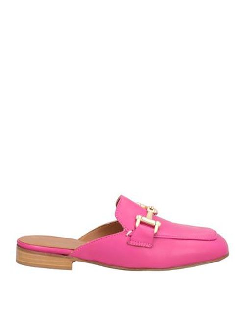 Woman Mules & Clogs Magenta Size 5 Leather