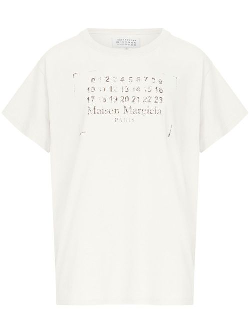 Logo-print cotton T-shirt - Neutrals