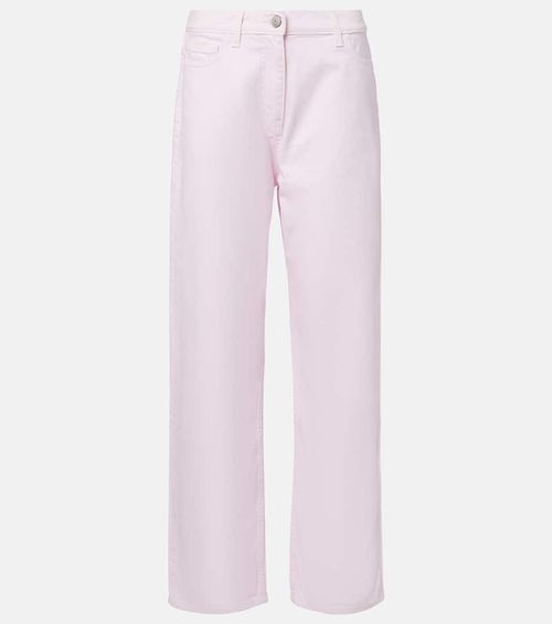 High-rise wide-leg jeans