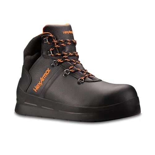 HexArmor Asphalt Work Boots for Men, HeatArmor Wellington Style, 572°F Heat Resistance, Composite Safety Toe, Puncture and Slip-Resistant Sole |