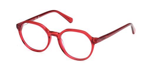 Guess GU50166 Kids 066 Kids' Glasses Red Size 48 - Free Lenses - Blue Light Block Available