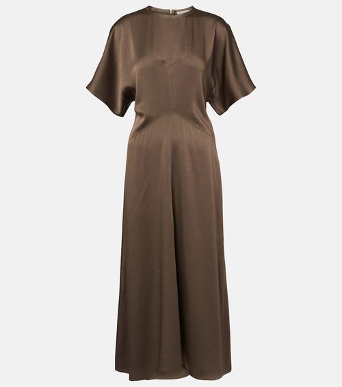 Keany satin midi dress