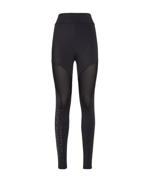 Black tech fabric leggings