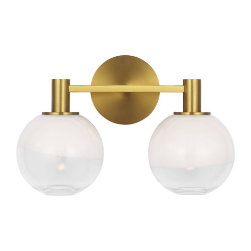 Burnished Brass Bathroom Vanity Light from the Torian Collection