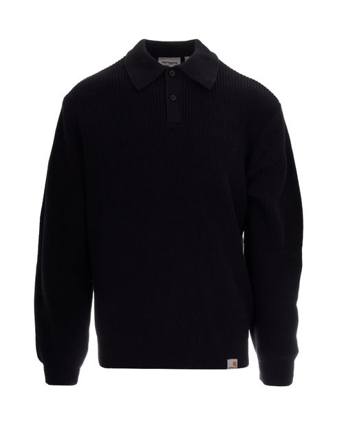 Black Shirt Collar Polos