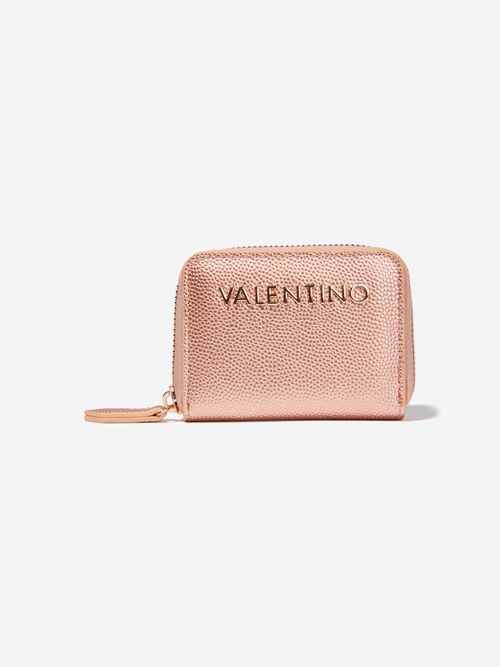 Valentino Girls Divina Coin Purse in Pink One size Gold