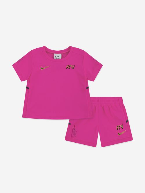 Boys Dri-Fit ACD25 Short Set in Pink 12 Months By Childsplay Clothing