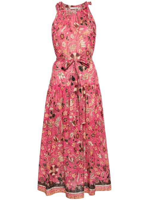 Samar midi dress - Red