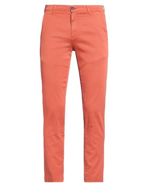 Man Pants Rust Size 32 Cotton, Elastane